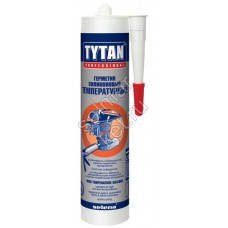Герметик Tytan силиконовый Высокотемпературный 310ml (красный)