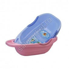 Ванна детская Малютка с аппликацией розовая С42601