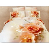 Комплект постельного белья Domomania Чайная роза 3D