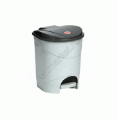 Контейнер для мусора педальный  7л  М2890 бежевый мрамор